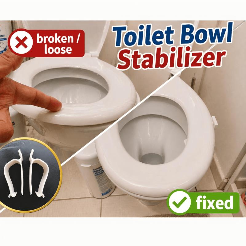 Easy Install Toilet Seat Stabi - Home Bathroom Repair 评论和价格