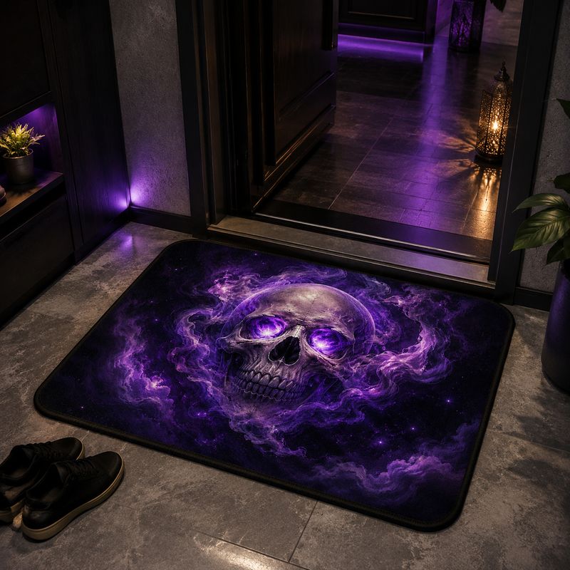 VIKAMA Purple Flame Nebula Ske - Home Bathroom Wear 评论和价格