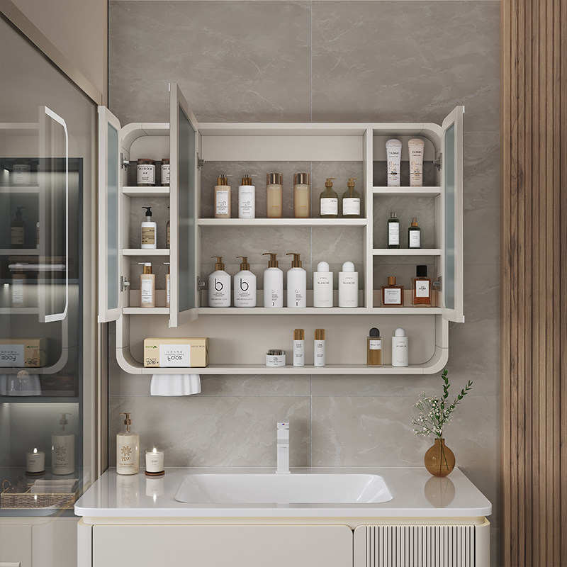 Organizer Mirror Bathroom Cabi - Bathroom Cabinet Mirror 评论和价格