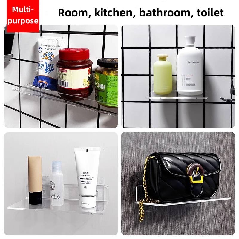 Wall-mounted Acrylic Storage R - Tiny Home Bathroom Kitchen 评论和价格