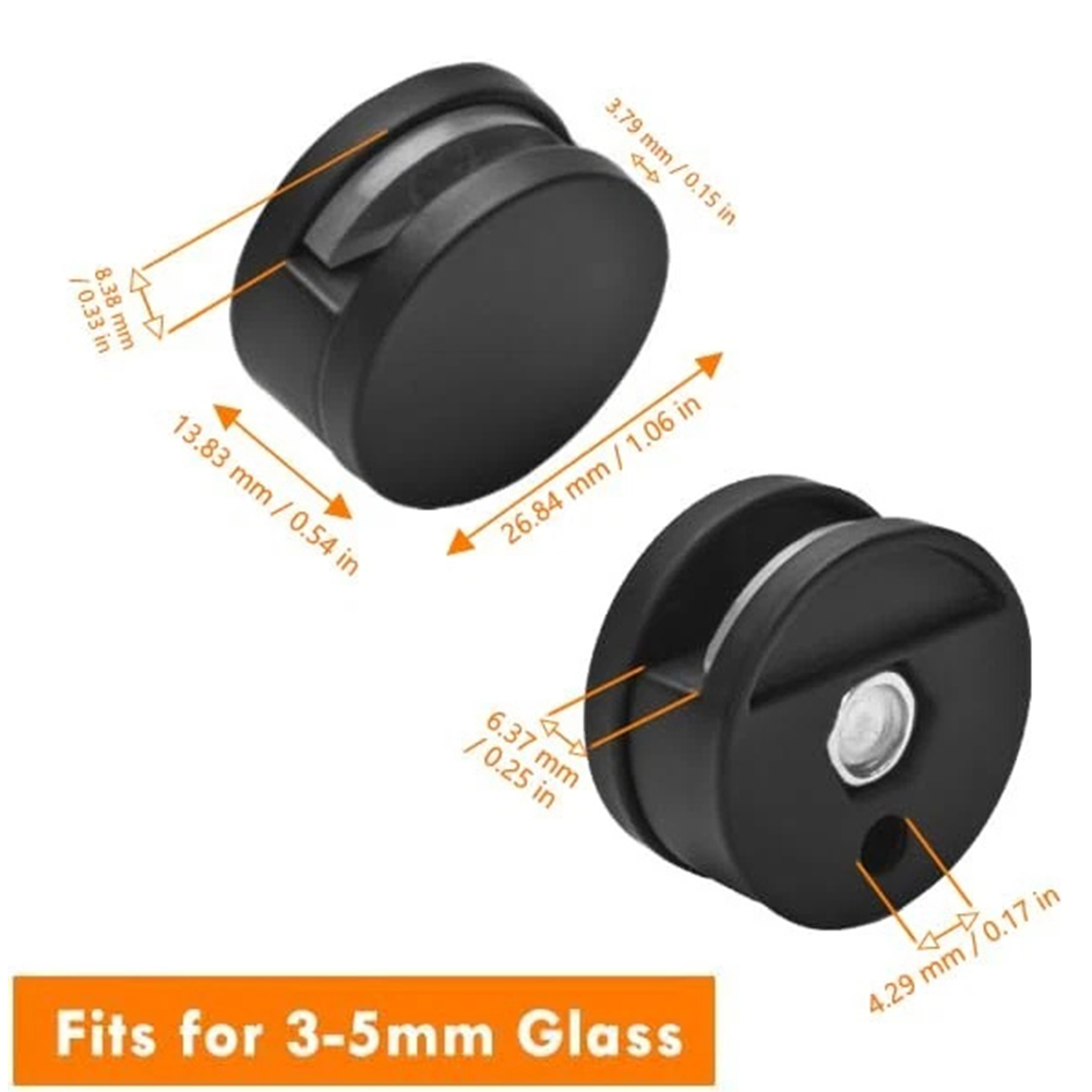4pcs Glass Mirror Clamp Fixing - Home Hardware Bathroom Accessories 评论和价格