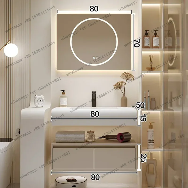 YJ Lazy Jewelry Bathroom Cabin - Bathroom Cabinet Mirror 评论和价格