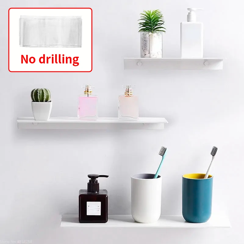 Small Shelf Without Drilling S - Tiny Home Bathroom Kitchen 评论和价格