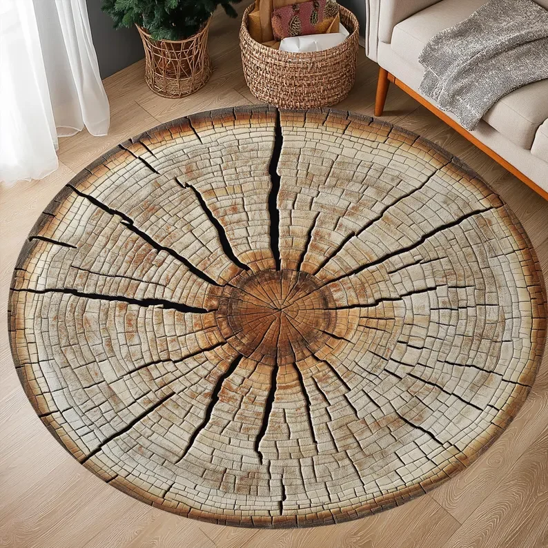 Natural Woodland Charm Tree Ri - Home Bathroom Door Design 评论和价格