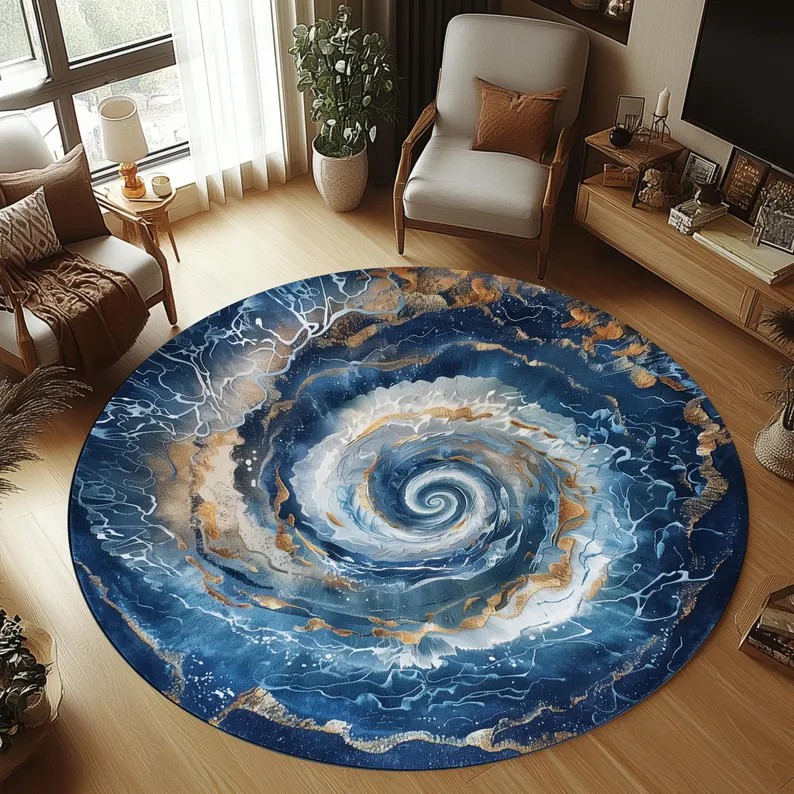 2D Polar Bear Round Rug Ice Ca - Home Bathroom Trends 评论和价格