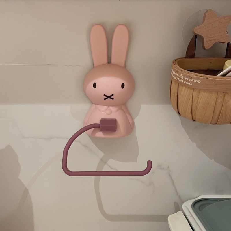 Kawaii Miffy Toilet Paper Rack - Home Edit Bathroom Storage 评论和价格