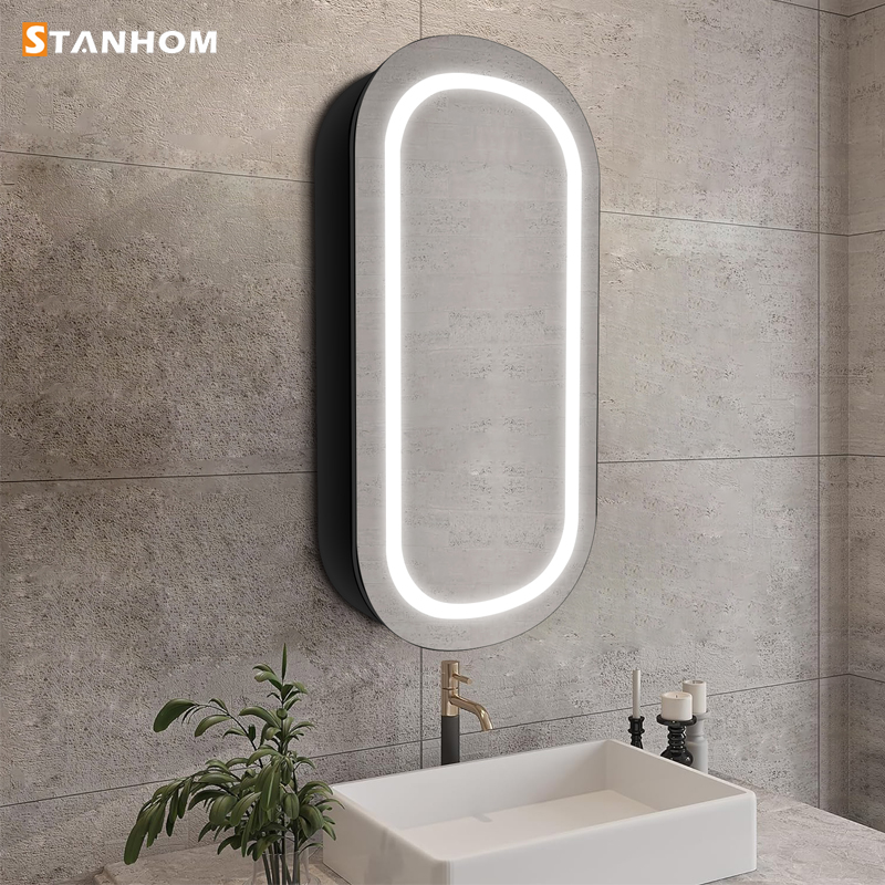 UKCA CE RoHS Bathroom Toilet M - Bathroom Cabinet Mirror 评论和价格