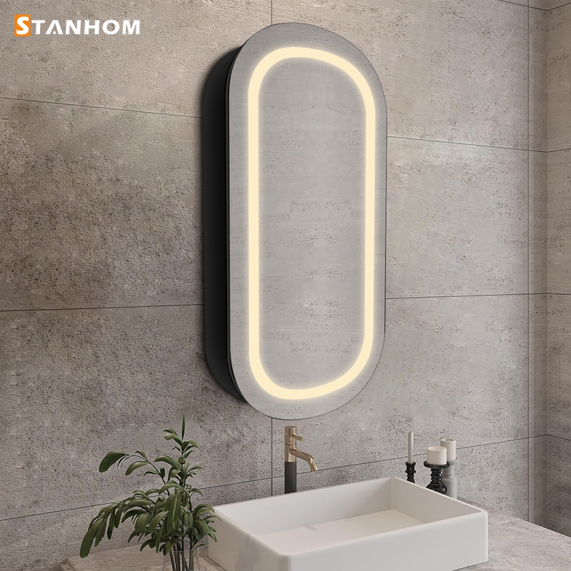UKCA CE RoHS Bathroom Toilet M - Bathroom Cabinet Mirror 评论和价格