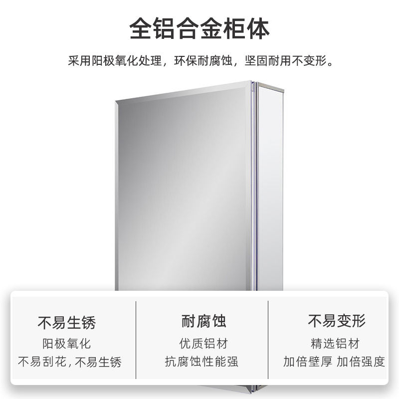 Bathroom Mirror, Storage Cabin - Bathroom Cabinet Mirror 评论和价格