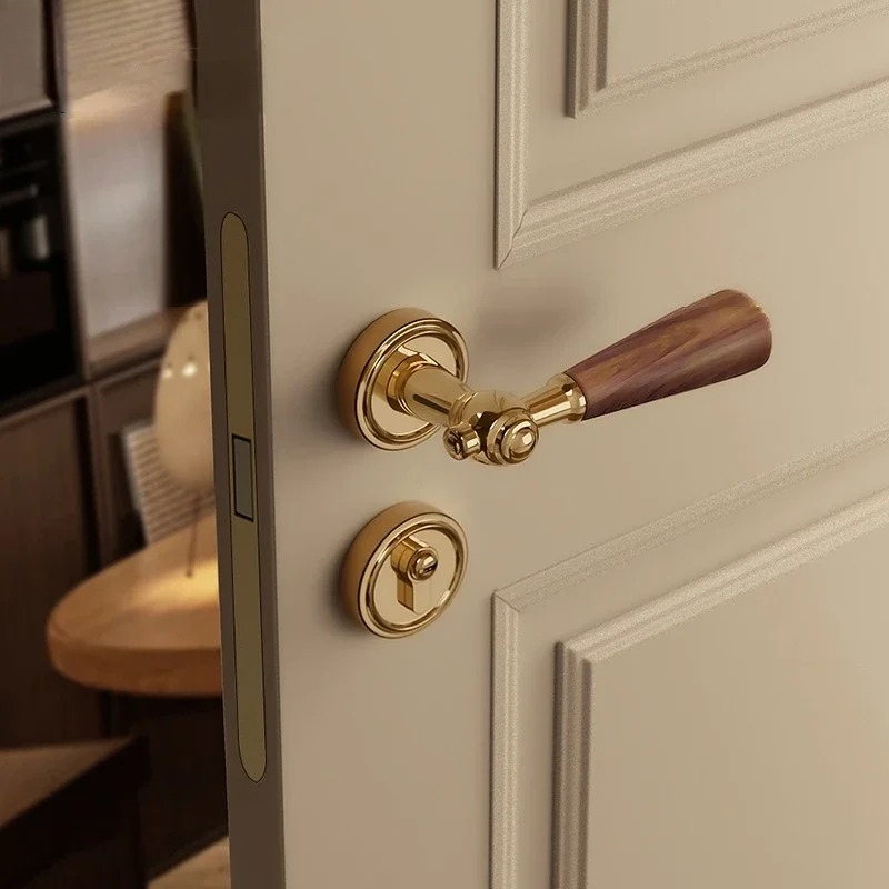 Walnut Wood Handle Zinc Alloy  - Home Hardware Bathroom Accessories 评论和价格