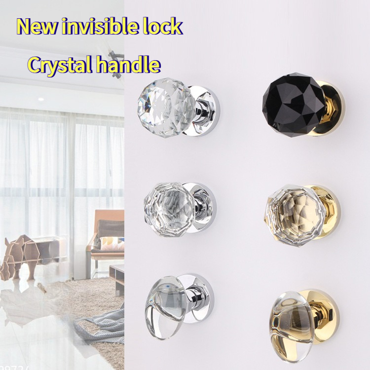 Crystal Glass Spherical Lock B - Home Hardware Bathroom Accessories 评论和价格
