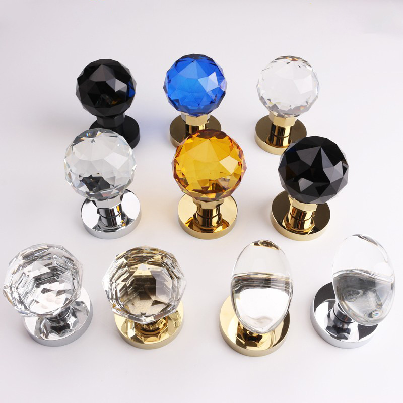 Crystal Glass Spherical Lock B - Home Hardware Bathroom Accessories 评论和价格