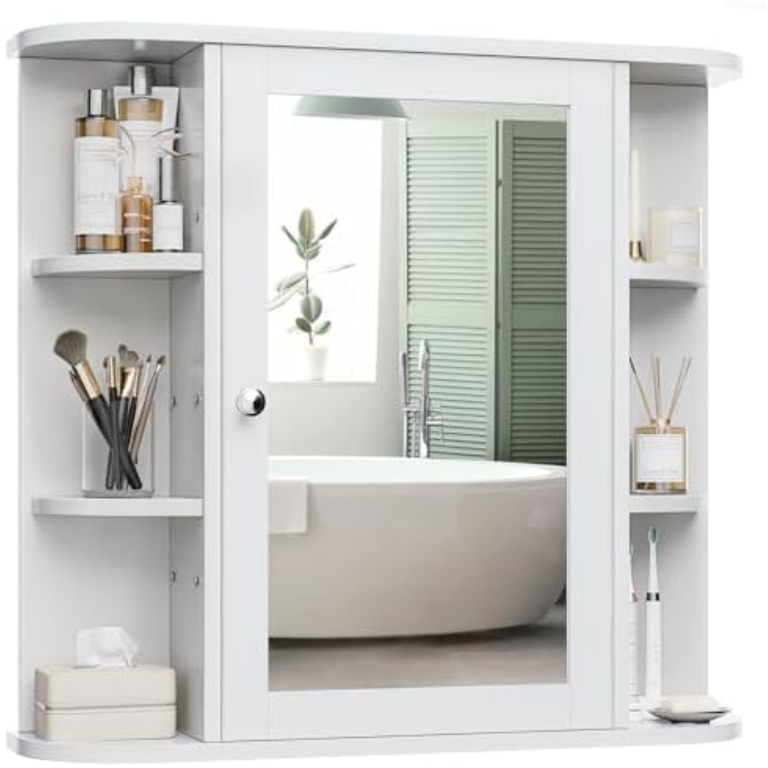 Bathroom Medicine Cabinet, Bat - Bathroom Cabinet Mirror 评论和价格