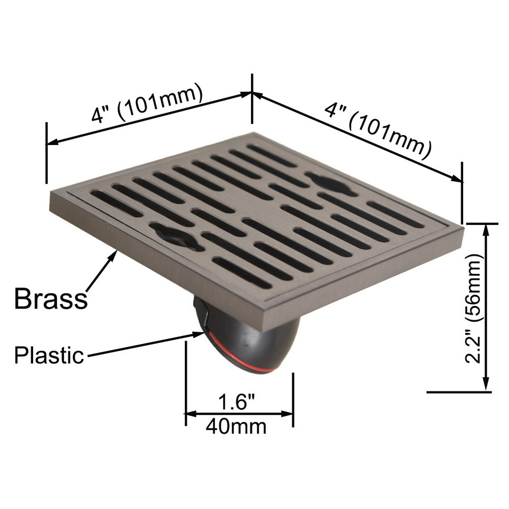 Modern Square Floor Drain Bath - Home Hardware Bathroom Accessories 评论和价格