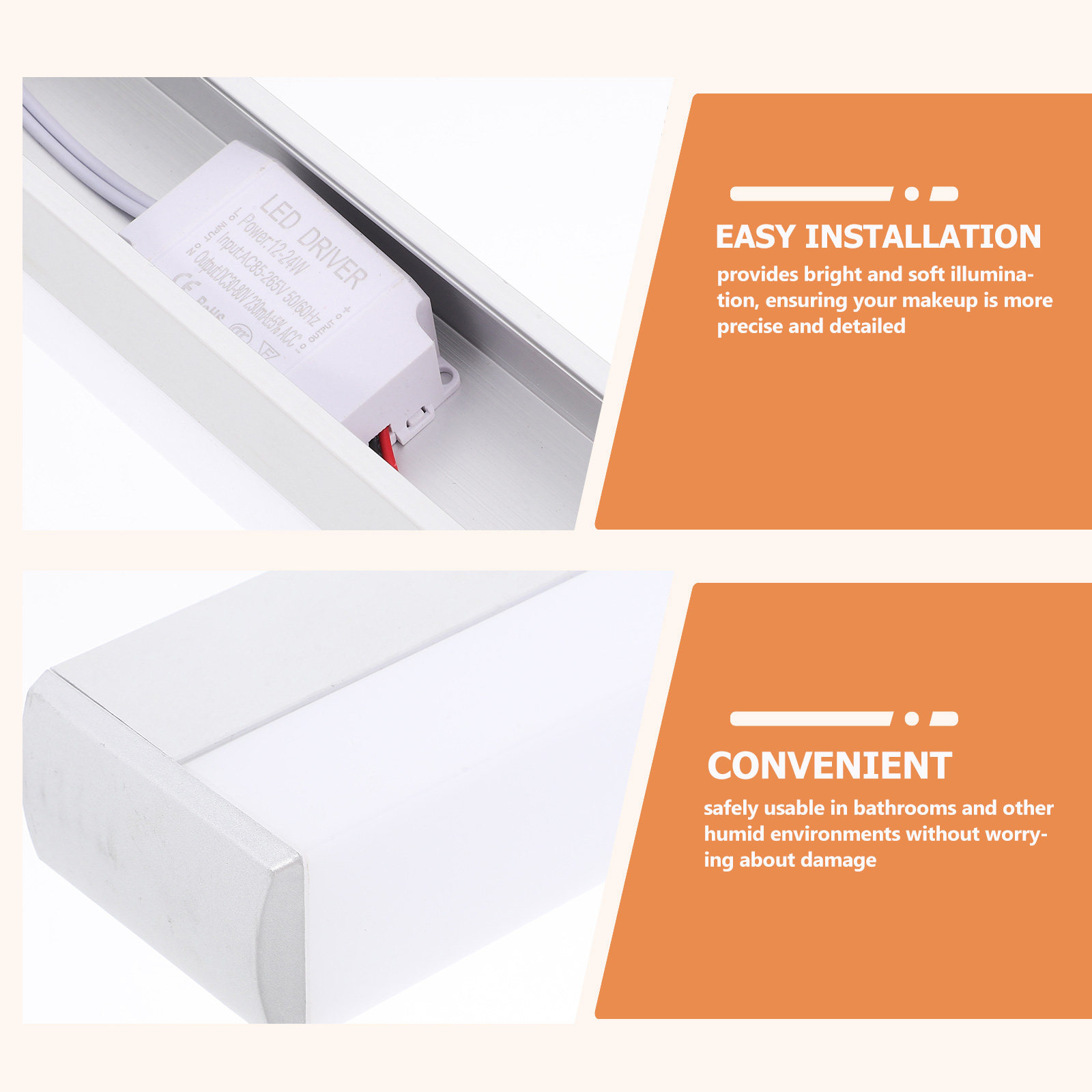Led Light Fixtures Ceiling Mou - Bathroom Cabinet Mirror 评论和价格