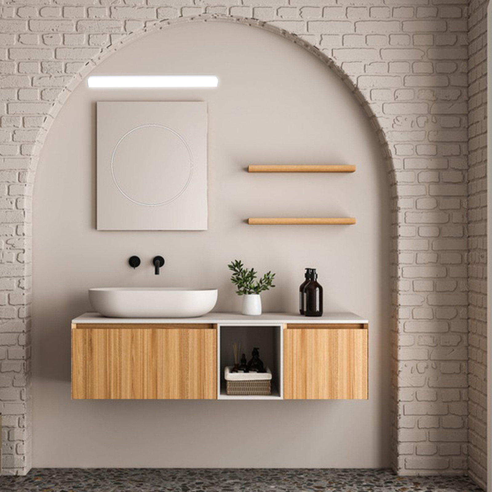 Led Light Fixtures Ceiling Mou - Bathroom Cabinet Mirror 评论和价格